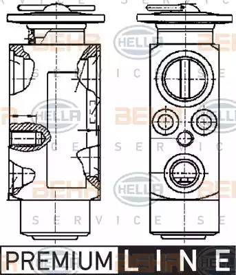 HELLA 8UW 351 239-011 - Paisuntaventtiili, ilmastointilaite inparts.fi