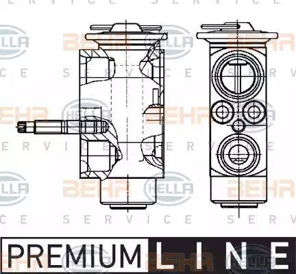 HELLA 8UW 351 239-271 - Paisuntaventtiili, ilmastointilaite inparts.fi