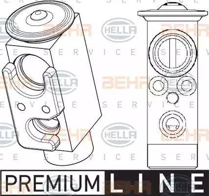 HELLA 8UW 351 234-501 - Paisuntaventtiili, ilmastointilaite inparts.fi