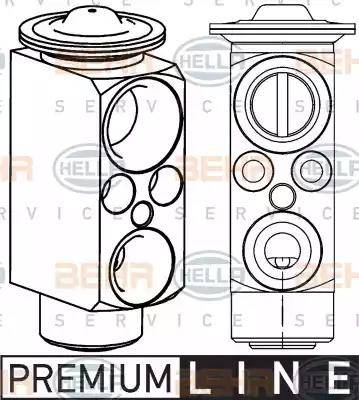 HELLA 8UW 351 234-621 - Paisuntaventtiili, ilmastointilaite inparts.fi