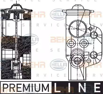 HELLA 8UW 351 234-161 - Paisuntaventtiili, ilmastointilaite inparts.fi