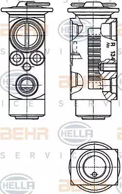 HELLA 8UW 351 234-181 - Paisuntaventtiili, ilmastointilaite inparts.fi