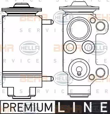 HELLA 8UW 351 234-131 - Paisuntaventtiili, ilmastointilaite inparts.fi