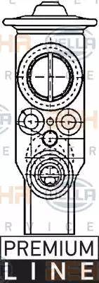 HELLA 8UW 351 234-171 - Paisuntaventtiili, ilmastointilaite inparts.fi