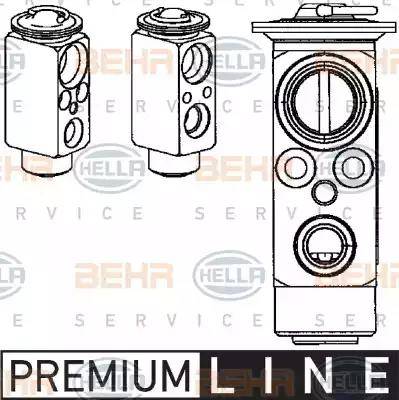 HELLA 8UW 351 234-391 - Paisuntaventtiili, ilmastointilaite inparts.fi