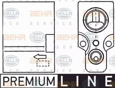 HELLA 8UW 351 234-241 - Paisuntaventtiili, ilmastointilaite inparts.fi