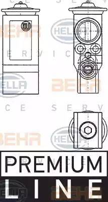 HELLA 8UW 351 234-221 - Paisuntaventtiili, ilmastointilaite inparts.fi