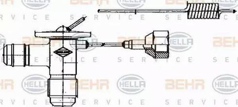 HELLA 8UW 351 235-001 - Paisuntaventtiili, ilmastointilaite inparts.fi