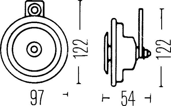 HELLA 3AL 002 952-871 - Äänitorvi inparts.fi