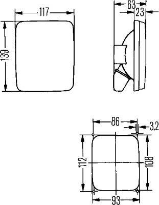 HELLA 2NE 005 200-001 - Takasumuvalo inparts.fi