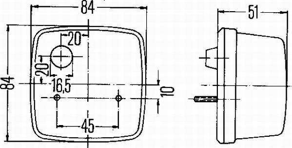 HELLA 2ZR 003 014-091 - Peruutusvalo inparts.fi