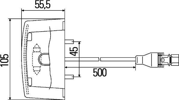 HELLA 2KA 340 828-001 - Rekisterivalo inparts.fi