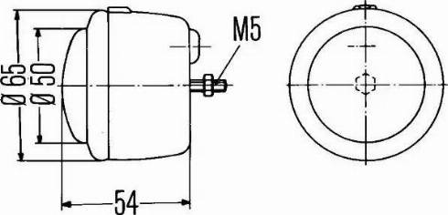 HELLA 2PF 001 634-101 - Sivuvalo inparts.fi