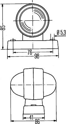 HELLA 2XS 955 031-001 - Äärivalo inparts.fi