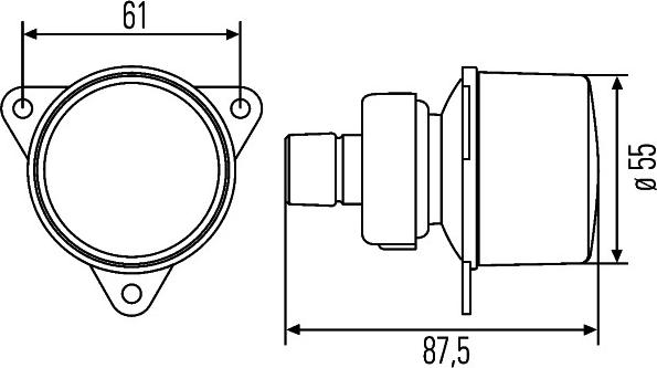 HELLA 2ZR 008 221-057 - Peruutusvalo inparts.fi