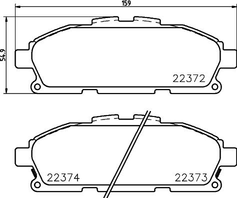 Pagid T2550A - Jarrupala, levyjarru inparts.fi