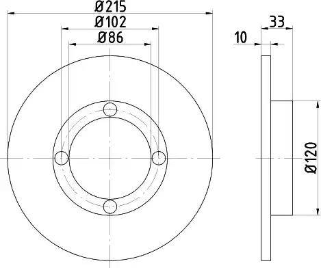 Meyle 56-15 521 0000/PD - Jarrulevy inparts.fi