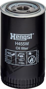 Hengst Filter H455W - Öljynsuodatin inparts.fi