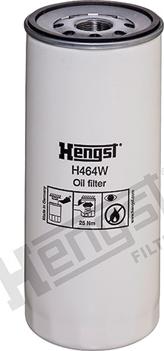Hengst Filter H464W - Öljynsuodatin inparts.fi