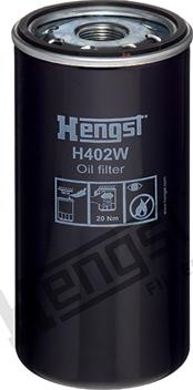 Hengst Filter H402W - Öljynsuodatin inparts.fi