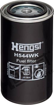 Hengst Filter H544WK D422 - Polttoainesuodatin inparts.fi