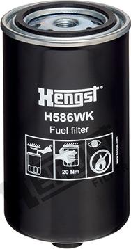 Hengst Filter H586WK - Polttoainesuodatin inparts.fi