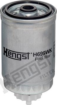 Hengst Filter H699WK - Polttoainesuodatin inparts.fi