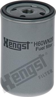 Hengst Filter H60WK09 - Polttoainesuodatin inparts.fi