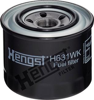 Hengst Filter H631WK - Polttoainesuodatin inparts.fi