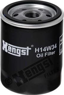 Hengst Filter H14W34 - Öljynsuodatin inparts.fi