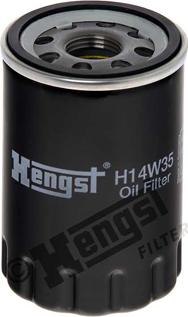 Hengst Filter H14W35 - Öljynsuodatin inparts.fi