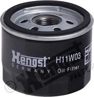 Hengst Filter H11W03 - Öljynsuodatin inparts.fi