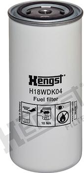 Hengst Filter H18WDK04 - Polttoainesuodatin inparts.fi