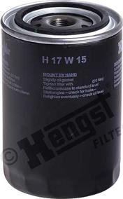 Hengst Filter H17W15 - Öljynsuodatin inparts.fi