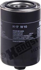 Hengst Filter H17W10 - Öljynsuodatin inparts.fi