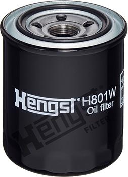 Hengst Filter H801W - Öljynsuodatin inparts.fi