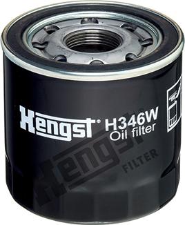 Hengst Filter H346W - Öljynsuodatin inparts.fi