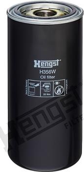 Hengst Filter H356W - Öljynsuodatin inparts.fi