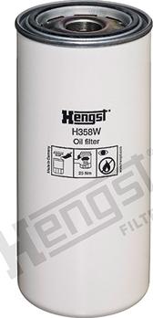 Hengst Filter H358W - Öljynsuodatin inparts.fi