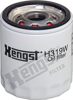 Hengst Filter H319W - Öljynsuodatin inparts.fi