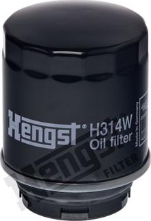 Hengst Filter H314W - Öljynsuodatin inparts.fi