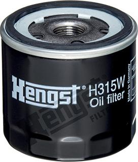 Hengst Filter H315W - Öljynsuodatin inparts.fi