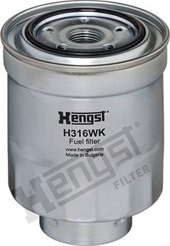 Hengst Filter H316WK - Polttoainesuodatin inparts.fi