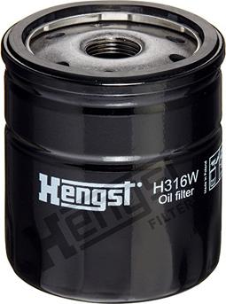 Hengst Filter H316W - Öljynsuodatin inparts.fi