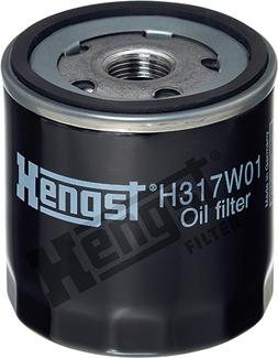 Hengst Filter H317W01 - Öljynsuodatin inparts.fi