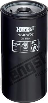 Hengst Filter H240W02 - Öljynsuodatin inparts.fi