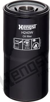 Hengst Filter H240W - Öljynsuodatin inparts.fi