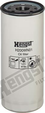 Hengst Filter H200WN01 - Öljynsuodatin inparts.fi