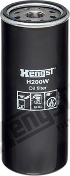 Hengst Filter H200W - Öljynsuodatin inparts.fi