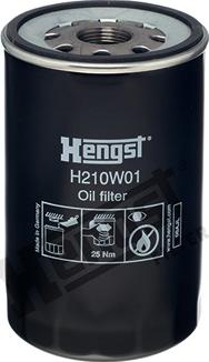 Hengst Filter H210W01 - Öljynsuodatin inparts.fi